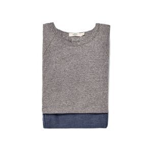 UGG Mens Navy Drawstring Long Sleeve T-Shirt Top Straight leg Pants Pajamas L